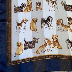 Dog Printed Scarf